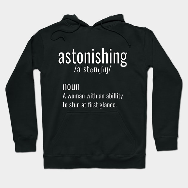 astonishing Definition Hoodie by JokenLove